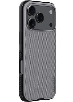 Чехол nillkin matte pro для apple iphone 17 pro (6.3") transparent black