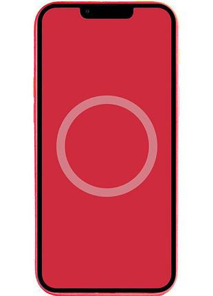 Чохол silicone case (aaa) with magsafe and animation для apple iphone 14 pro max (6.7") червоний / red 2