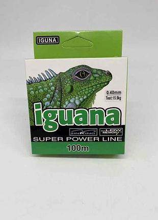 Лiска iguana 0,40мм 15,5кг 100м прозорий sm-y-18-040 тм prc