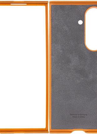Кожаный чехол leather case (aaa) для samsung galaxy z fold7 tan