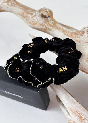 Chanel beauty gift collection набір резинок для волосся scrunchie velvet hair accessory аксесуар