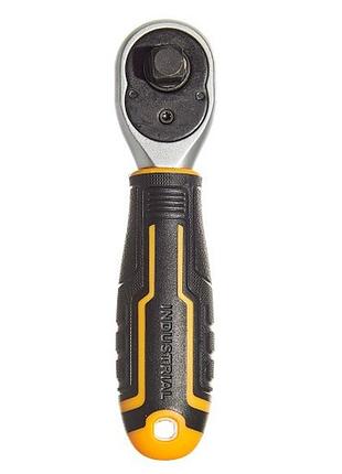 Трещотка «profi» 72t 1/4"+3/8" ingco industrial 3