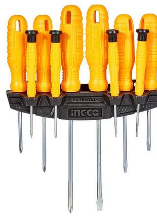 Отверточный набор, 10 шт. ingco super select 2