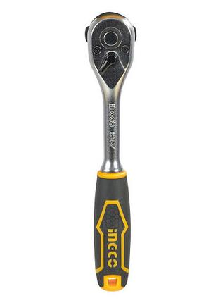 Трещотка profi 45t 3/8" ingco 2