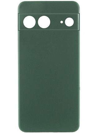 Чехол silicone cover lakshmi full camera (aaa) для google pixel 8 зеленый / cyprus green
