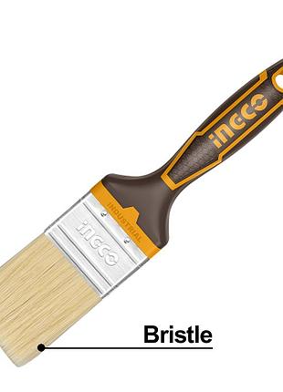 Кисть флейцевая elite 2,5" ingco industrial