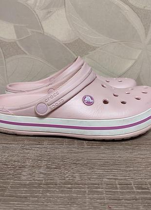Женские босоножки тапки, шлепанцы crocs m8/w10/41/26.5