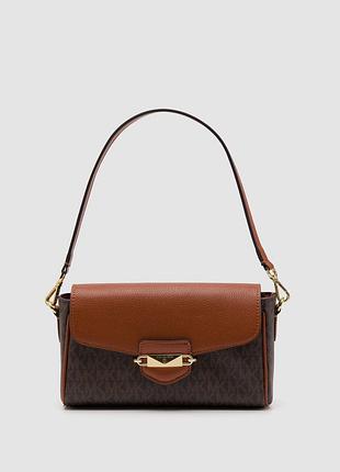 💎 michael kors fleur small convertible crossbody bag brown