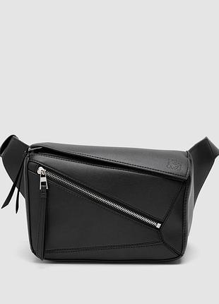 🦁 loewe puzzle bag in classic calfksin black