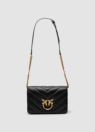 💎 pinko large love bag click big chevron black
