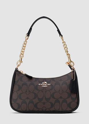 💎 coach teri shoulder bag in signature canvas (трешки другая)
