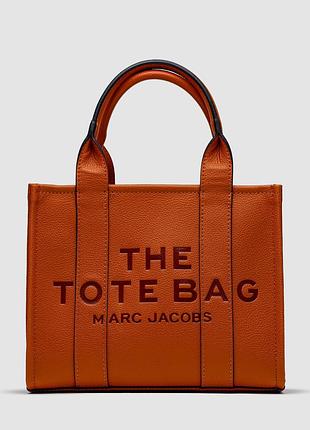 💎 marc jacobs the leather small tote bag brown