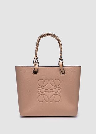 💎 loewe bag tote anagram leather beige