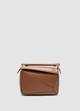 💎 loewe mini puzzle bag brown