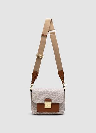 💎 michael kors sloan editor medium bag cream