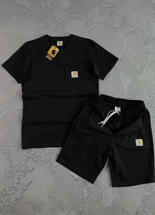 Спортивный костюм carhartt футболка и шорты