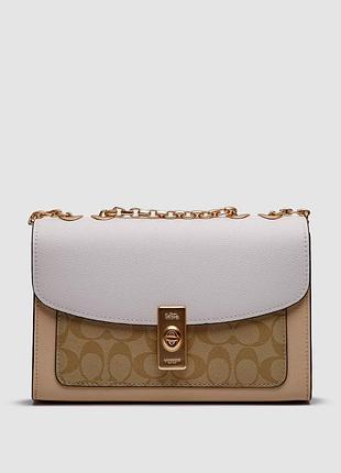 💎 coach lane shoulder bag in colorblock signature canvas