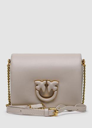 💎 pinko baby love bag click puff in nappa cream leather