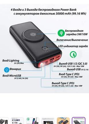 Power bank jiga німеччина 30000мач реал емкости