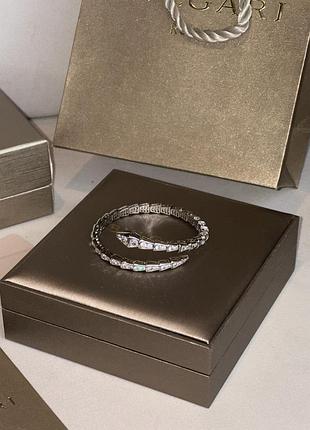 👑 bvlgari bracelet serpenti viper white gold 18k