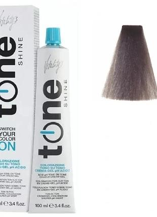 Тонирующая безаммиачная гель-краска для волос tone shine vitality's 10/7 жемчужный ультраблондин 100 мл
