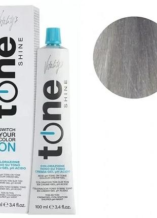 Тонирующая безаммиачная гель-краска для волос tone shine vitality's 10/71 жемчужно-пепельный ультра блондин 100 мл