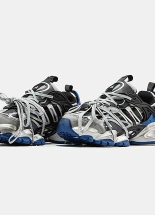 Шикарные кроссовки adidas vento xlg grey black blue white