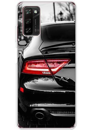 Чехол силиконовый с картинкой на blackview a100 (машина, audi a7)