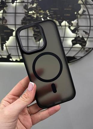 Чохол matte magsafe iphone 16 pro,чохол прозорий з магсейфом для телефону айфон 16 про