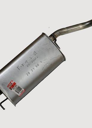 Глушник ланос, сенс ((хетчбек (під хомут)) bosal (141-019).нержавіюча сталь оригінал.босал.посилений.