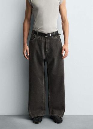 Штани relaxed fit з бавовняної тканини.