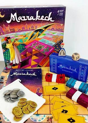 Уценка! настольная игра марракеш marrakech / suleika + правила на украинском