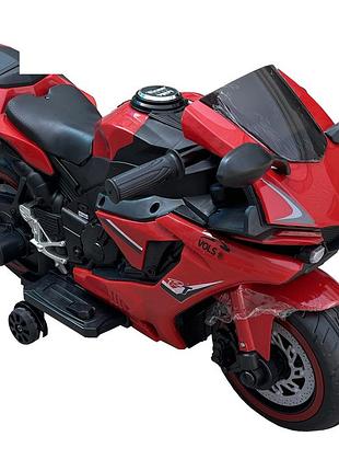 Детский электромотоцикл volso vs1900r красный 12v 40w, аккумулятор 4.5ah от 3 лет до 40 кг