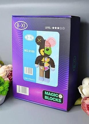 Конструктор magic blocks bearbrick «dissected companion», 50 см 9169 2
