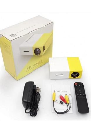 Проєктор led projector excelvan yg300 мультимедійний 5