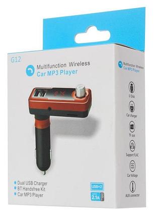 Автомобильный фм модулятор g12, fm-трансмиттер