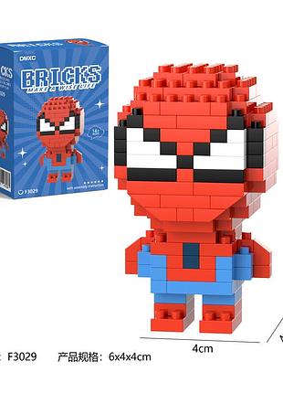 Конструктор bricks «человек-паук» 6×4×4 см f3029