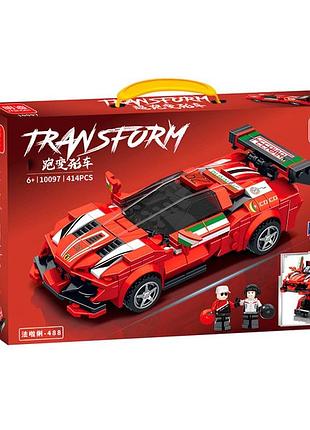 Конструктор «суперкар ferrari», трансформер, 414 деталей, 10097