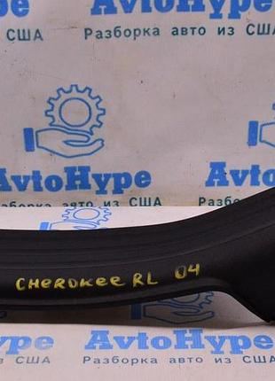 Накладка порога зад лев jeep cherokee kl 14- черн 1ud21dx9ac 1ud21dx9ad