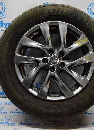 Бампер передний голый lexus rx350 rx450h 13-15 рест, под парктрон (03) графит, tongyang