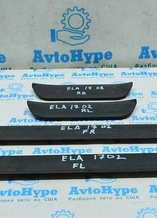 Накладка порога перед внешняя прав hyundai elantra ad 17- черн 85883-f3000-try