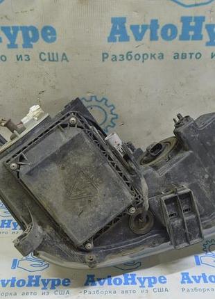 Обшивка двери (карточка) зад лев vw tiguan 09-17 черн кожа