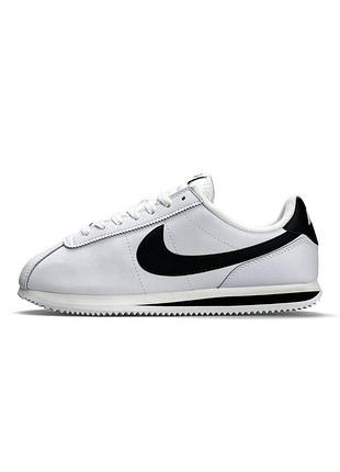 🤓 чоловічі кросівки nike cortez m white black