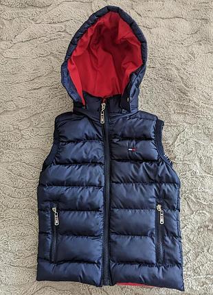 Жилетка безрукавка tommy hilfiger детская 4-5 лет 116 см