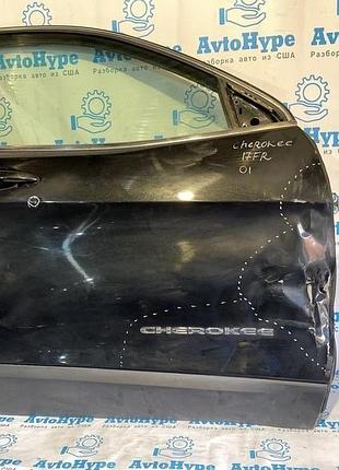 Дверь голая перед прав jeep cherokee kl 14-черная,цвет pxr (01) деф. сильно 68290878ab