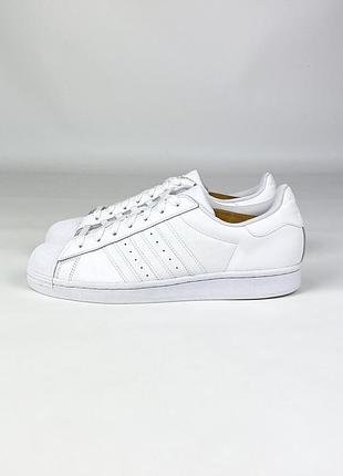 Кросівки adidas superstar originals eg4960 white men оригінал білі шкіряні чоловічі закриті розмір 43 / 27.5 см