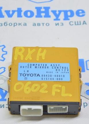 Outer mirror control lh lexus rx400h 06-09 (02) 89430-48010
