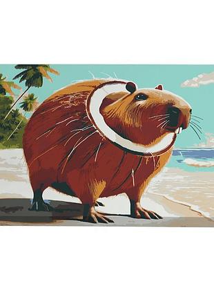 Картина за номерами riviera blanca кокобара 40x50 см (rb-1195)