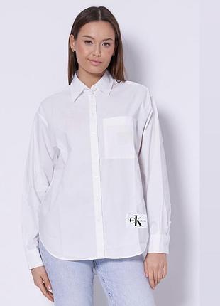 Рубашка calvin klein оригінал біла xs-s жіноча