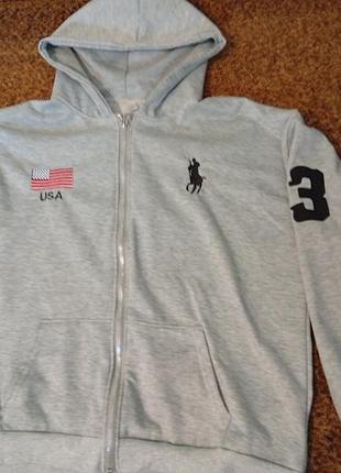 Зіп-худі ralph lauren big pony usa (s)